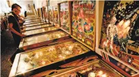  ?? Michael Macor / The Chronicle 2012 ?? The Pacific Pinball Museum has more than 90 playable machines from the 1940s on.