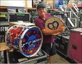  ?? CONTRIBUTE­D ?? Rick Allen, drummer for Def Leppard, said he fell in love with art before he discovered music.