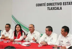  ?? ADOLFO TENAHUA ?? Comité Directivo Estatal del PRI Tlaxcala.