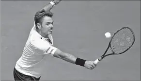 ??  ?? Stan Wawrinka bereikte gisteren de finale van Roland Garros ten koste van Andy Murray.(Foto: Nusport)