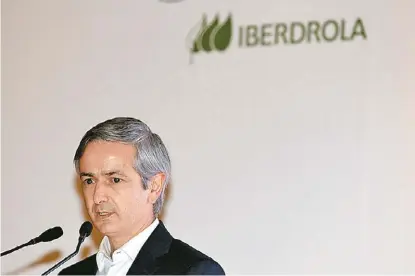  ?? OCTAVIO HOYOS ?? Enrique Alba, director general de Iberdrola en México.