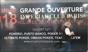  ??  ?? L’Impérial Club sera inauguré dans la galerie Massena, en décembre.