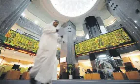  ?? Reuters ?? ADX is the first stock market in Mena to use blockchain in its services