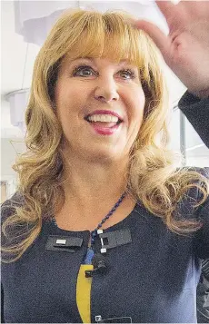  ?? ARLEN REDEKOP ?? Dianne Watts started her run for the Liberal leadership in Surrey Sunday.