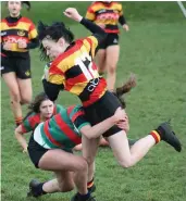  ??  ?? Emma Cox of Sligo RFC U16’s.