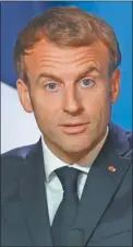  ?? AFP ?? EMMANUEL MACRON. Una medida con la impronta electoral.