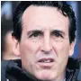  ??  ?? Emery’s Arsenal will now play clash in Kiev