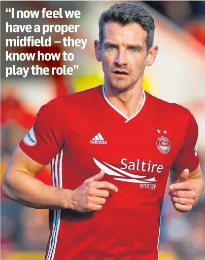  ??  ?? IN CONTENTION: Craig Bryson has returned from injury and is available for tomorrow’s match against Celtic