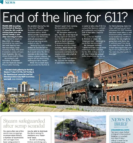End Of The Line For 611 Pressreader