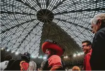  ?? Michael Ciaglo / Houston Chronicle ?? “Domecoming”celebrated the 53rd anniversar­y of the Astrodome.