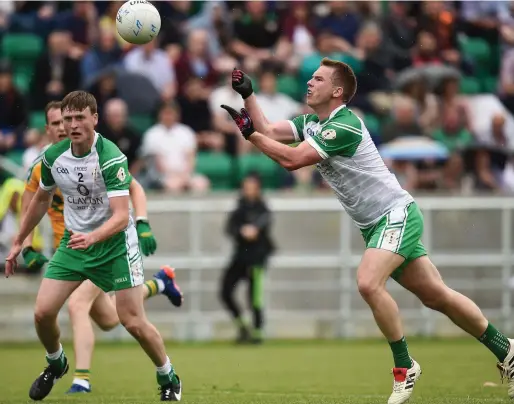  ??  ?? Liam Gavaghan of London, pictured right, scored eight points in their weekend game with Leitrim. His father comes from Sligo.