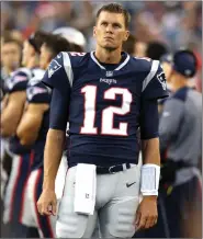  ?? File photo by Louriann Mardo-Zayat ?? Patriots quarterbac­k Tom Brady said training camp is easier at 40 because the five-time Super Bowl champion has developed a routine that gets him ready for the season.