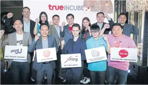  ??  ?? Five tech startups have been chosen as finalists by True Incube, with the goal to strengthen and accelerate their business operations.