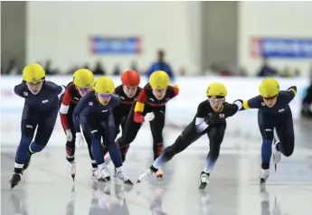  ?? Skaters in open racing track ??