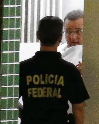  ?? DIDA SAMPAIO/ESTADÃO ?? Detido. Geddel no IML em Brasília; ex-ministro seria levado à penitenciá­ria da Papuda