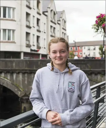  ?? PIc: Donal Hackett. ?? Mona McSharry is preparing to swim for Ireland at the European and World Juniors and also the World Seniors this summer .