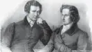  ??  ?? The Brothers Grimm were willing to take their time completing their grand linguistic work
