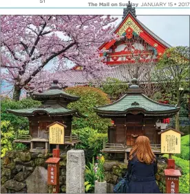  ??  ?? SACRED SITE: The famous Senso-ji Buddhist temple in the district of Asakusa