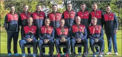 ?? Pictures: EPA ?? UPBEAT: Team USA is desperate to take back the Ryder Cup from Europe