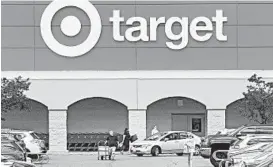  ?? CHARLES KRUPA/AP ?? Target recorded an increase of nearly 11% in sales for the quarter ending May 2.