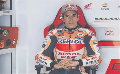  ?? FOTO: GETTY ?? Marc Márquez Los pilotos de Motogp aún no saben cuándo y dónde podrán comenzar a competir este 2020