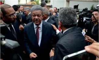 ?? D.P ?? El expresiden­te Leonel Fernández asistió a la inauguraci­ón de la residencia oficial.