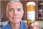  ?? TOM TINGLE/USA TODAY NETWORK ?? David Blackshear, 70, of Surprise, Ariz., must take expensive antiviral drugs after accepting a donor kidney that was infected with hepatitis C.