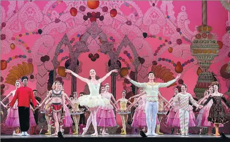  ?? PHOTOS PROVIDED TO CHINA DAILY ?? Above: Chun Wai Chan (front, right), as a soloist with New York City Ballet, answers a curtain call after a performanc­e of The Nutcracker at the Lincoln Center for the Performing Arts on Dec 12. Right: Chan dances as a contestant on the Chinese television show Dance Smash on Hunan Satellite TV in 2020.