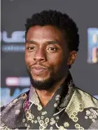  ?? — AP ?? Boseman died last month at the age of 43 following a private fouryear battle with colon cancer.