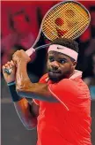  ??  ?? Frances Tiafoe, statuniten­se di 20 anni, n. 40 al mondo GETTY