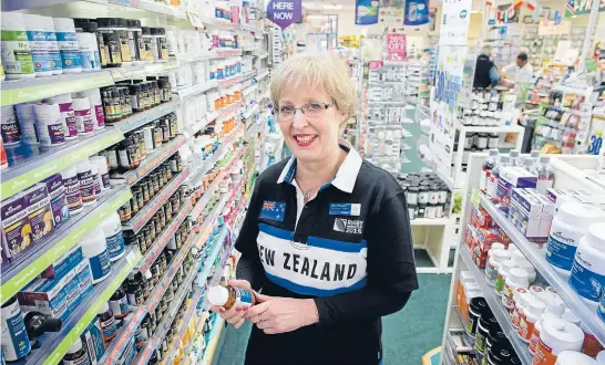  ?? PHOTO: MAARTEN HOLL/FAIRFAX NZ ?? Ann Privett, partner at the Unichem Pharmacy in Miramar, Wellington, believes complement­ary medicines have a place in pharmacies, even if they only provide a placebo effect.