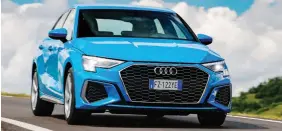  ??  ?? Il frontale della nuova Audi A3