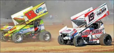  ?? FILE PHOTO - ONEIDA DAILY DISPATCH ?? Sprint car racing returns to the Utica-Rome Speedway today, Sunday, June 23, for the Cole Cup.