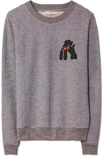  ??  ?? Charming find: Barkley sweatshirt in light gray ash melange