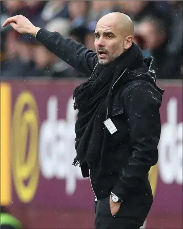 ??  ?? Pep Guardiola’s Manchester City have been miles ahead of the opposition in the Premier League.