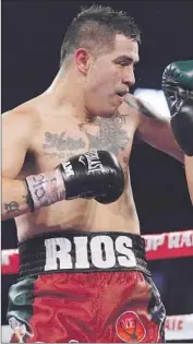  ?? Justin Edmonds
Getty Images ?? BRANDON RIOS is determined to win title fight, saying “I need to get back to the top and stay there.”