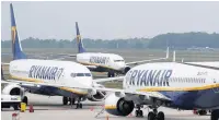  ??  ?? CUT-PRICE Ryanair pride themselves in low cost service