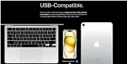  ?? ?? Goodbye lightning, Hello USB Type-C (Image Credits: Apple)