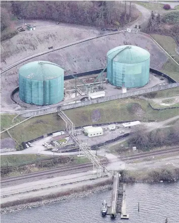  ?? THE CANADIAN PRESS FILES ?? A B.C. court of appeal has ruled that the National Energy Board’s approval of Kinder Morgan Trans Mountain Expansion Project overrides municipal bylaws that Burnaby was using in a bid to oppose the project.