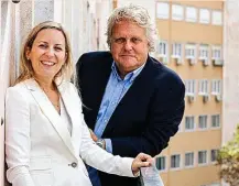  ?? ?? La socia Tânia Pinheiro y el socio director de Monereo, Stefan Meyer.
