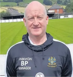  ??  ?? ●● Bacup Borough manager Brent Peters