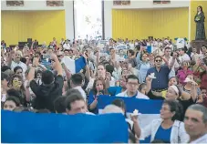  ??  ?? CRISIS. La iglesia Católica pidió que los “presos políticos” de Nicaragua fueran liberados.