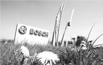 ??  ?? Bosch, which estimates that nearly 20 million hybrids and electric vehicles will be produced in 2025, regards electromob­ility as an area of future importance. — Reuters photo