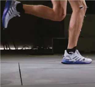  ??  ?? Below right: The adidas Boosts were designed to be flexible, supportive and offer runners unpreceden­ted, er, boost.
MARCH 2020
19