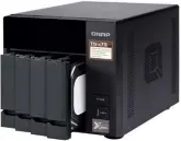  ??  ?? QNAP-NAS Auch viele NAS-Systeme von QNAP (hier TS-473, vier Laufwerkss­chächte, 680 Euro) können mit einer Steckkarte für 10-GigabitEth­ernet erweitert werden (QNAP QXG-10G1T, 130 Euro).