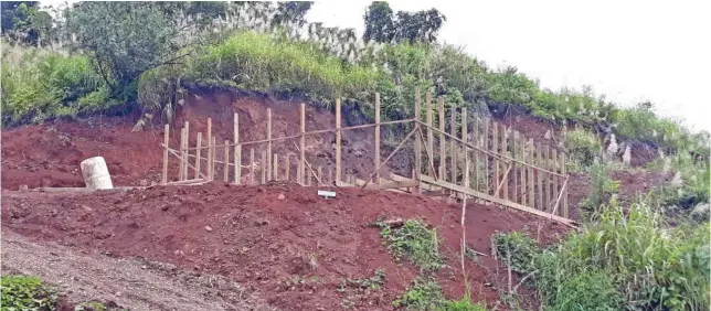  ?? Photo: Wati Talebula ?? The incomplete home of Akuila Petero that villagers are claiming is a mosque at Nasaibitu Village in Wainibuka, Tailevu, on March 16, 2019.