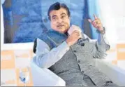  ?? S KUMAR/MINT ?? Union roads minister Nitin Gadkari speaking at the Mint India Investment Summit and Awards in Mumbai on Thursday.