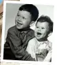  ??  ?? HAVING A LAUGH: Nigel, aged two, with his big brother Geoffrey in 1955. Left: In his favourite place, India