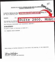  ??  ?? Dans ce document, il est indiqué qu’une réunion spéciale s’est tenue le 24 février 2004 chez De Grandpré Chait qui fait de David Zollmann le fondé de pouvoir de Bradmore. La société avait été incorporée sept jours plus tôt par Annette Laroche.