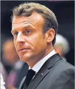  ?? REUTERS / PIROSCHKA VAN DE WOUW ?? Emmanuel Macron.